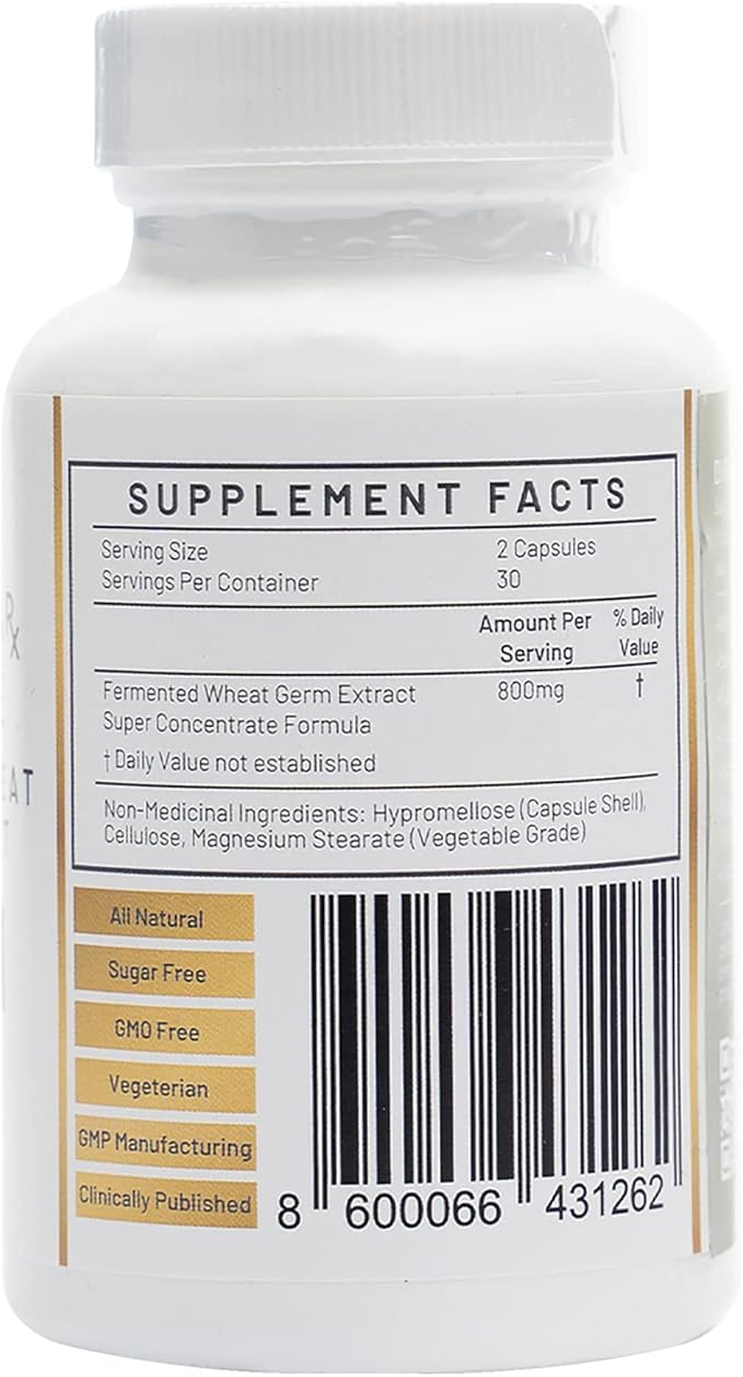 Spermidine Joint Health Premium Fermented Wheat Germ Extract, Mobility, Flexibility, Cellular Health, Non-GMO, Gluten-Free, Sugar-Free, Vegan, Natural, 360 Capsules
