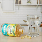 Spring Valley Omega-3 from Fish Oil 2000 mg, Maximum Care, 120 count + STS Sticker.