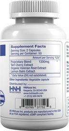 Dr.K&C SleepZen7 Sleep Supplement – All Natural Botanical Plant Sourced 1200 mg 300 Veggie Capsules Sleeping Support Organic Tart Cherry Valerian Root Extract No Filler Non GMO 3pk