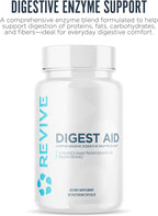 Revive MD Digest Aid, Digestive Support Supplement for Men & Women - Comprehensive Digestive Enzyme Blend with Probiotics & Prebiotics for Gut Health & Healthy Digestion (90 Capsules, 90 Servings)