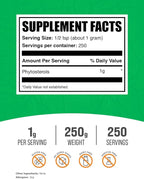 BulkSupplements.com Phytosterols Powder - Phytosterols Supplement, Beta Sitosterol Supplement - Sourced from Soy, Gluten Free, 1g per Serving, 250g (8.8 oz) (Pack of 1)