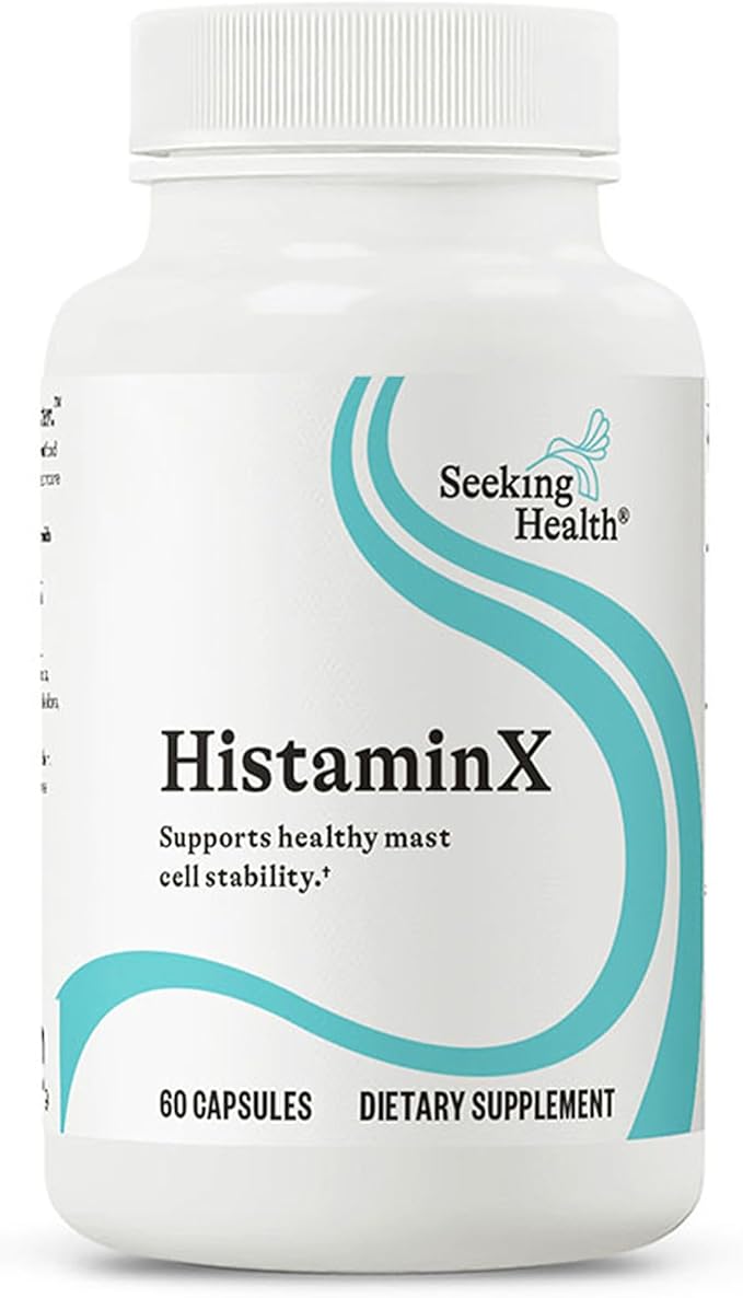 Seeking Health HistaminX - Supplement with Bromelain & Flavonoids - Formula Aids Healthy Swelling Responses & Seasonal Comfort - Support Immune System with Antioxidants - 60 Capsules