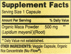Generic Spring Valley Maca Root 500mg Capsules, Organic Maca Root for Women and Men + Exclusive VitaMax Vitamin Guide (2 Items)