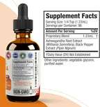 Rejuvica Health Active Iodine + Active Ashwagandha 4oz Bundle - Energy & Stress Support Bundle - Advanced Liquid Delivery