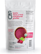 Super Organics Beet Root Powder – Organic Superfood Dietary Supplement, Vegan, USDA Certified Organic, Non-GMO, Gluten-Free, Pure Beta Vulgaris Beetroot, 6 oz