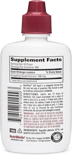 NutriBiotic – GSE, 2 Oz Liquid | The Original Grapefruit Seed Extract Premium Concentrate with Bioflavonoids | Potent Immune & Overall Health Support | Vegan, Gluten Free, Non-GMO