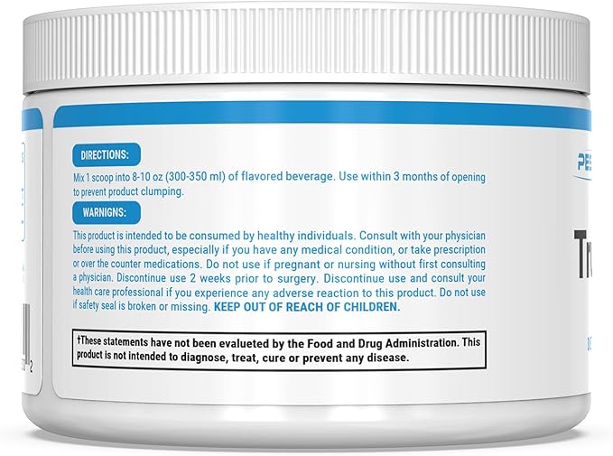 PEScience TruGlutamine, Fermented L-Glutamine Powder, Gut Health Support, Vegan, Third-Party Tested - Unflavored, 30 Servings