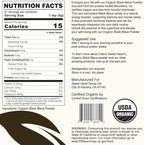 Cherie Sweet Heart's Organic Black Maca Powder, 1 lb, Raw, Gluten Free & Non GMO
