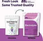 Micro Ingredients Hydration Electrolyte Powder, 1 lb (69 Servings) | Concord Grape Flavor | High Potassium (1,000mg) + Coconut Water | No Sugar, Keto Friendly | Non-GMO