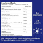 1800mg Sam-e Supplement with Alpha Lipoic Acid + Turmeric, Elderberry, Jujube Extract, Support Liver Health, Boost Immune System, 180 Capsules