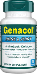 Genacol Bone & Joint – Calcium, Vitamin D3, Boron & Ultra-Hydrolyzed Collagen, Health Supplement, Supports Bone Strength, 90 Capsules (30-Day Supply)