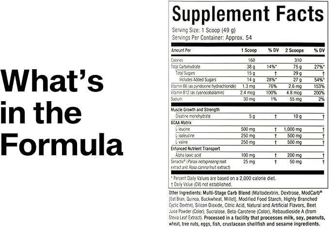 MuscleTech Creatine Monohydrate Powder - Cell-Tech Creatine Powder Post Workout Recovery Drink, Muscle Builder & Musclebuilding Creatine Supplement - Fruit Punch, 6 lbs (56 Serv) - Packaging May Vary
