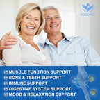 Calcium Citrate 1200mg Supplement with Vitamin D3 for Women and Men - Calcium Magnesium Zinc D3 Supplement for Bone, Teeth, Immune Support, Vegan-Friendly - 120 Tablets (2 Pack)