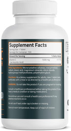 Bronson Vitamin C 1000mg Extra Strength, Supports a Healthy Immune System, High Potency, Non-GMO, 100 Vegetarian Tablets