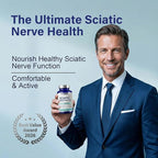 Sciatic Nerve Support Supplement, (120 Capsules) Advanced Formula with Alpha-Lipoic Acid and Vitamin B Complex, Supporting Mobility and Sciatic Nerve Health, Vegan