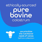 Zena Nutrition Bovine Colostrum Powder Supplement, 1000mg Pure Colostrum, Supports Immune and Digestive Health, Promotes Gut Health, Keto, Gluten Free, Fat Free, Grass Fed, Unflavored, 30 Servings