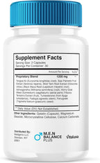 (5 Pack) Men Balance Plus Capsules, MenBalance Supplement Pills with Advanced Max Strength, Triple Action Formula Performance Support Capsulas, Natural Premium Ingredients Menbalanced+ Reviews (300ct)