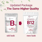 Micro Ingredients Vitamin B12 5,000 mcg | Methylcobalamin – 240 Chewable Tablets | Fast Dissolve, Natural Strawberry Flavor | Vegan, Non-GMO, Gluten Free