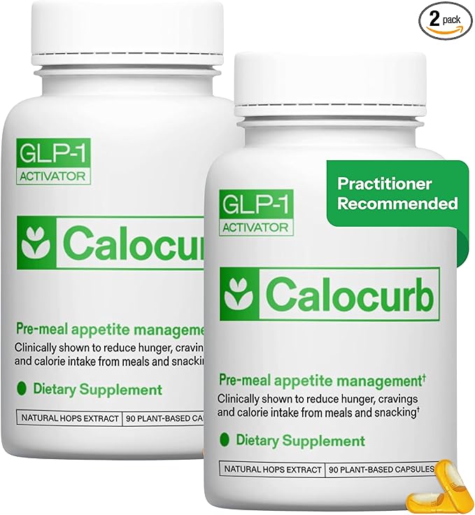 Calorie Control Supplement 6X Natural GLP-1 Support, Official & Patented Amarasate Formula, Plant Based Dietary GLP1 Supplement, Manages Appetite, Hunger & Cravings, 1 Month Average Supply, 180 Count