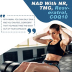 inGreens 500mg NMNH, NMN Supplement Alternative with NR, TMG, Resveratrol, COQ10, NAD Supplement, Anti Aging, Energy, Boost NAD+ Levels, 60 Capsules