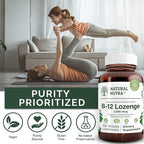 Natural Nutra Vitamin B12 Supplement, Helps to Increase Energy Levels, Essential for Healthy Nervous System, Helps to Improve Mood & Mental Health, Supports Cardiovascular System, 100 Lozenges