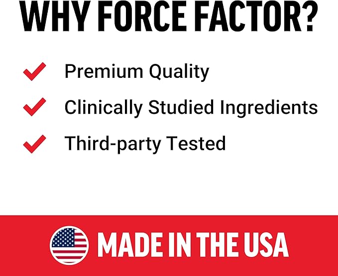 Force Factor Apigenin Supplement for Relaxation and Stress Support, Powerful Bioflavonoid and Antioxidant, Apigenin 50mg, Premium Quality, Vegan, Non-GMO, 60 Capsules (Packaging May Vary)