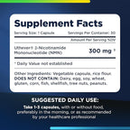 ProHealth NMN Pro 300 (30 Capsules) Clinically Studied Uthever® NMN. NAD+ Precursor for Cellular Energy, Mitochondrial Support & Healthy Aging. USA Manufactured, Triple Lab-Tested