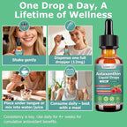 Astaxanthin Supplement 12mg Liquid Drops, Premium Natural Astaxanthin Antioxidant from Fresh Microalgae Source w. Mct Oi for Eye Immune Joint Skin Health, Liquid Formula for Max Absorption