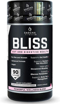 SASCHA FITNESS®️Gut and Digestive Health Support Pills | Prebiotics, Probiotics & Enzyme Blend |Berberine HCI,Gluco Vantage®|Helps with Bloating,Fat Loss, Cravings,Glucose Metabolism,30 Day Supply