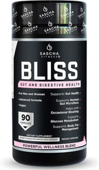 SASCHA FITNESS®️Gut and Digestive Health Support Pills | Prebiotics, Probiotics & Enzyme Blend |Berberine HCI,Gluco Vantage®|Helps with Bloating,Fat Loss, Cravings,Glucose Metabolism,30 Day Supply