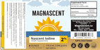 Nascent Iodine Organic Daily Health Supplement High Potency 2% Concentrated Liquid Iodine Drops Supports Energy & Metabolism (4oz/118.4ml)