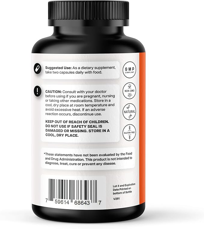 3 in 1 Uric Acid Flush Cleanse – Tart Cherry Extract with Turmeric & Celery Seed Supplement Purge - Feet and Joint Support - 60 Veggie Capsules
