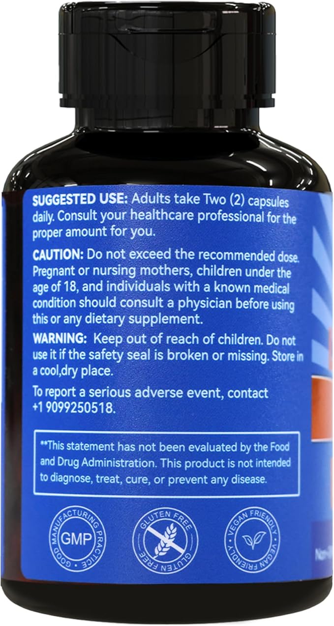 2 Pack Alpha Lipoic Acid Supplement, Alpha Lipoic Acid 600mg Per Serving, Vegan, Gluten Free, Non-GMO ALA Supplement, 120 Vegetable Capsules