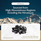 Purblack Pure Himalayan Shilajit Resin - Himalayan and Other Mountain Ranges Gold Infused Shilajit for Men & Women with Over 85+ Trace Minerals for Energy & Immunity | 30 Servings | USA Made