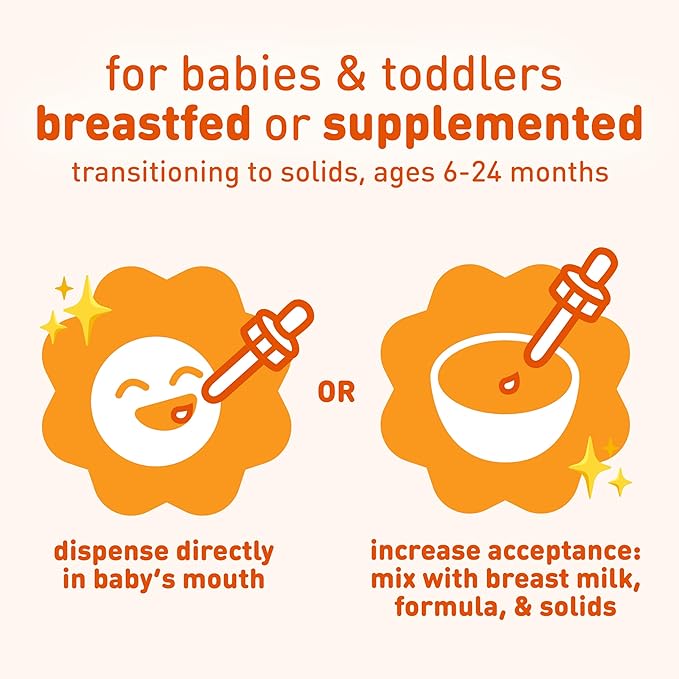 Enfamil Baby Vitamins Enfamil Poly-Vi-Sol 8 Multi-Vitamins & Iron Supplement Drops for Infants & Toddlers, Supports Growth & Development, 50 mL Dropper Bottle