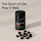 Sports Research Triple Strength Vegan Astaxanthin Supplement from Algae - Plant Based Softgels for Antioxidant Activity, Skin & Eye Health - Non-GMO Verified, Made with Coconut Oil - 12mg, 60 Count
