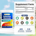 Best Naturals Potassium Gluconate 1lb Powder (1 LB (Pack of 1))