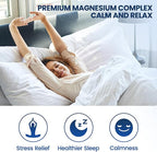 Magnesium Glycinate Liquid Drops 500mg - Triple Magnesium Complex Supplement with Citrate, Malate, Ashwagandha, L-Theanine, Vitamin B6 for Sleep, Stress Relief, Muscle, Pineapple Flavor 4 Fl Oz