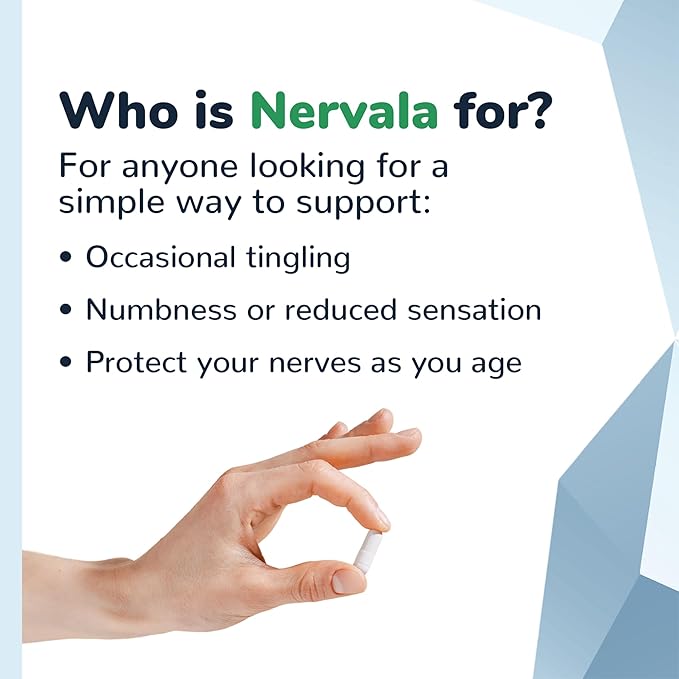 Nervala - Alpha Lipoic Acid 600mg - ALA Supplement Antioxidant for Nerve, Energy & Circulation Support- Extra Strength with Benfotiamine - Made in USA, Lab Tested - 30 Capsules, 1 Month Supply