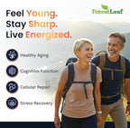 ForestLeaf NAD Resveratrol Capsules, Liposomal NAD Supplement for Women and Men with D-Ribose and Pomegranate, NAD+ for Energy, Focus and Anti-Aging Support, NMN Supplement Alternative (60 Caps)