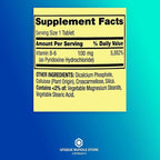 Vitamin B6 100mg – 250 Tablets, High Potency Vitamin B6 Supplement for Metabolism Support, B6 Vitamins for Men and Women, Gluten Free, Vegetarian Formula (Pack of 2)