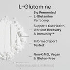 Sports Research L-Glutamine - Workout Recovery, Immune Health & Gut Health Support - 5 G Per Serving - 10.58 Oz