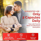 CONCEIVE PLUS Motility Support for Men | Boost Sperm Volume & Count | Spermidine Supplements with Vitamin D, E, Zinc, Antioxidants – Multivitamin Fertility Supplements for Men, 60 Caps