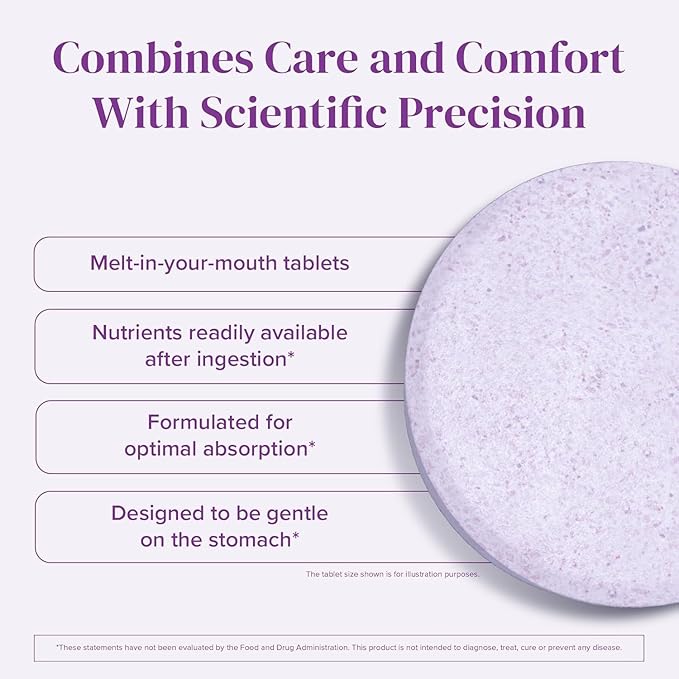 BariMelts Bariatric Multivitamin with Iron - 1 Month Supply (60 Fast-Dissolving Tablets) - Sugar-Free - Post-Op Bariatric Vitamins - Natural Blueberry Flavor