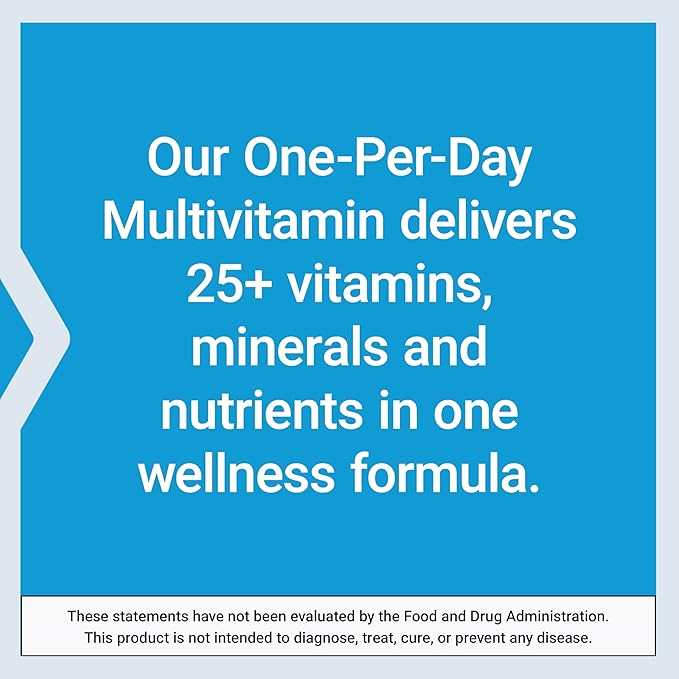 Life Extension One-Per-Day Multivitamin – Packed with Over 25 Vitamins, Minerals & Plant Extracts, Quercetin, 5-MTHF Folate & More – 1-Daily, Non-GMO, Gluten-Free – 60 Tablets (Pack of 2)