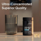 Sports Research® Omega-3 ­­Fish Oil Mini-Softgels - Sourced from Wild Caught Alaska Pollock - Burpless, Bovine Free, Non-GMO, & MSC Certified Sustainable - 120 Count