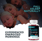 BionerLab Melatonin Gummies (30mg) Enhanced with L-theanine & Vitamin B6 for Adult Women Men - Extra Strength Chewables Calm Gummy - Gluten Free