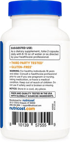 Nutricost NAD+ Supplement 1,000mg per Serving,120 Capsules (Nicotinamide Adenine Dinucleotide) - 60 Servings, Gluten-Free, Vegan