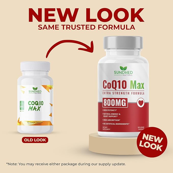 CoQ10 Powerful Antioxidant (Capsules 800mg 120 Capsules)