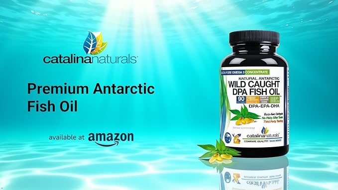 Fish Oil Omega-3 Supplement – Wild Caught DPA EPA DHA – 2900 mg Triple Strength – Burp-Free Softgels – 90 Count